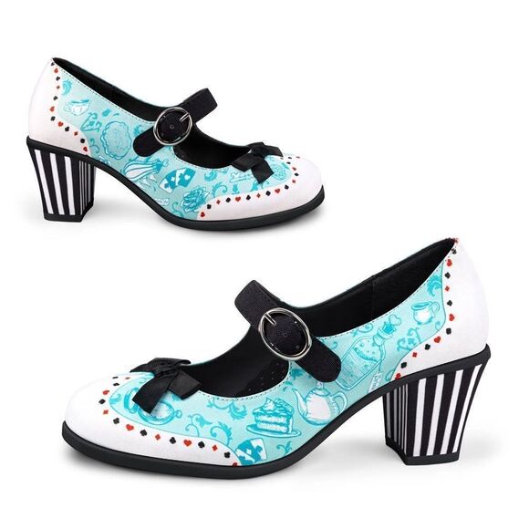 Hot Chocolate Mid Heels Alice Pump - Picture 5 of 10